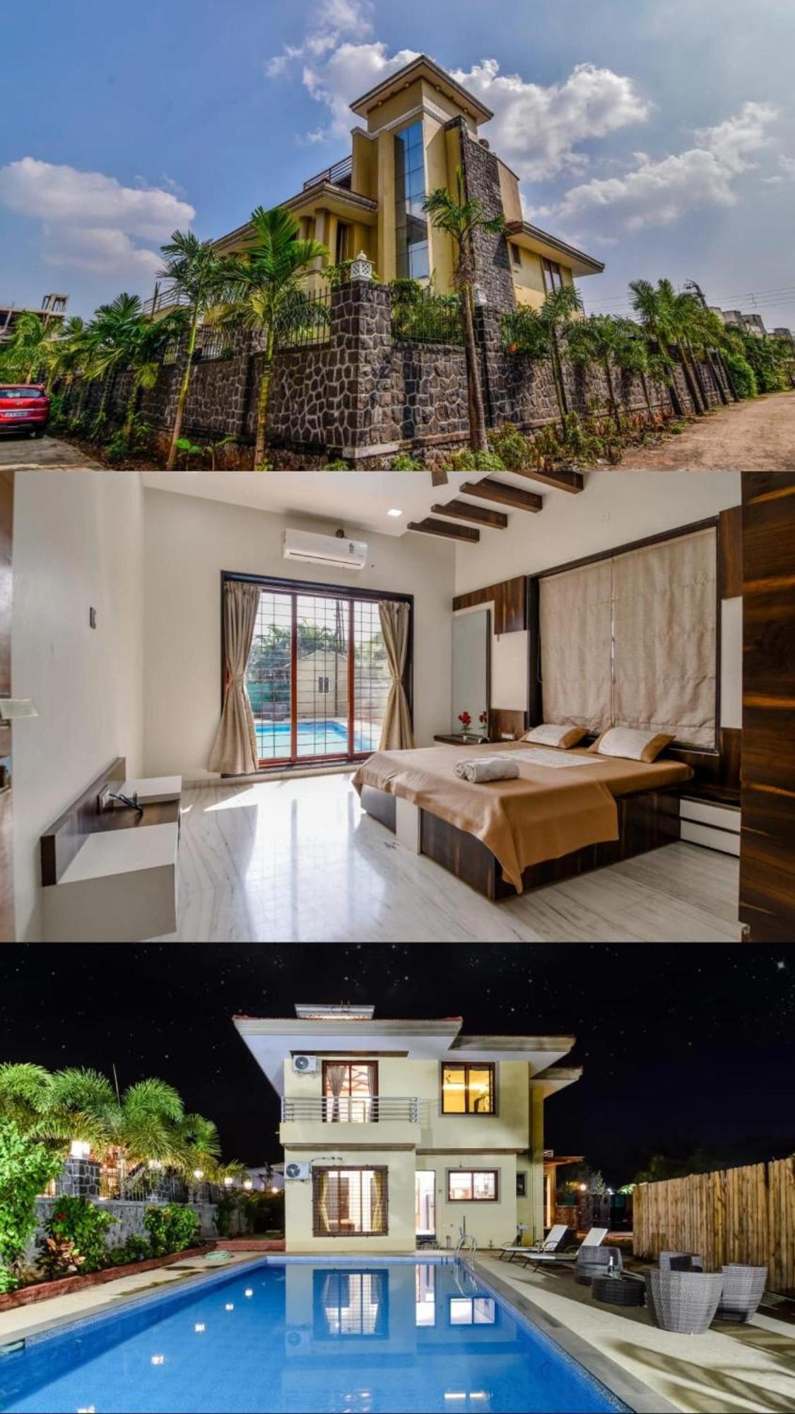 Lifeline Villas - Luxurious Taraangan 4 Mountain View Villa With Biggest Pool And Huge Open Area Лонавала Экстерьер фото